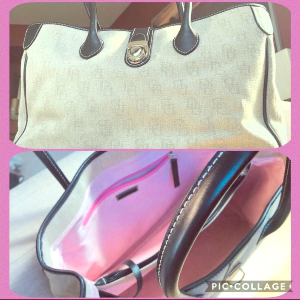Dooney & Bourke Signature Double Long Handle Tote